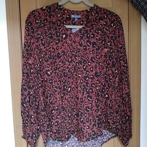 DEMOCRACY/NEW/Animal Print blouse